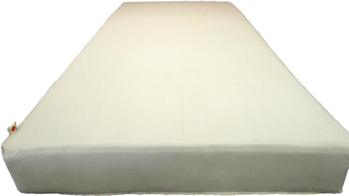 150236 MATTRESS FLAME RETARDANT WHITE, POLYESTER 1200X2000X200MM