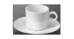 170417 SAUCER MELAMINE FOR COFFEE CUP 150MM