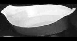 170451 GRATIN DISH STONEWARE OVAL 190X90MM
