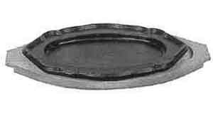 170481 STEAK PLATTER CAST STEEL 300X215MM