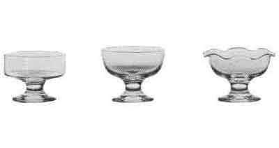 170702 ICE-CREAM DISH GLASS GOBLET 100MM