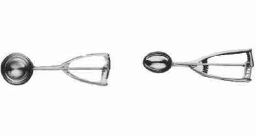 170714 ICE-CREAM SCOOP STAINLESS STEEL ROUND 68MM DIAM 90CC