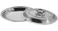 170847 VEGETABLE DISH W/COVER OVAL STAINLESS STEEL 287X206MM