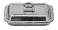 170848 VEGETABLE DISH STAINLESS STEEL RECTANGULAR 290X230MM