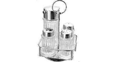 171018 SAUCE CASTER SET WITH 4 BTLS PLASTIC