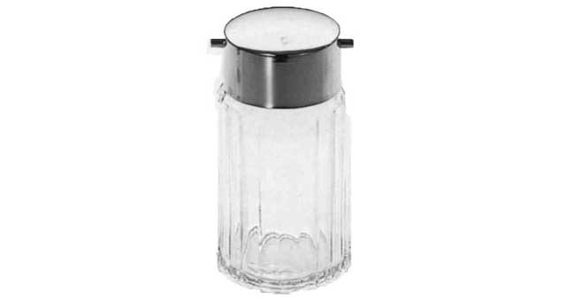 171048 SAUCE BOTTLE GLASS 150CC WITH STAINLESS STEEL TOP