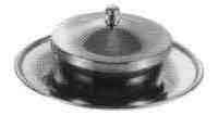 171066 BUTTER DISH STAINLESS STEEL 95MM DIAM
