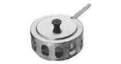 171078 JAM OR CHEESE DISH GLASS WITH STAINLESS COVER 100MM DIA