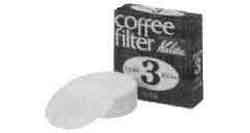 171177 FILTER PAPER FOR MOCHA EXPRESS NO.6 100'S