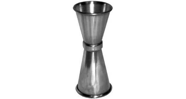 171317 JIGGER CUP STAINLESS STEEL 14X28CC