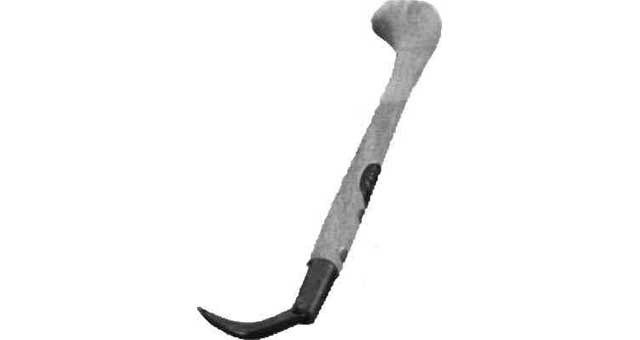 171384 CLAW HAND IRON W/WOOD HANDLE, L:300MM
