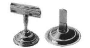 171446 MENU HOLDER STAINLESS STEEL I-SHAPE PINCH 60MM HEIGHT