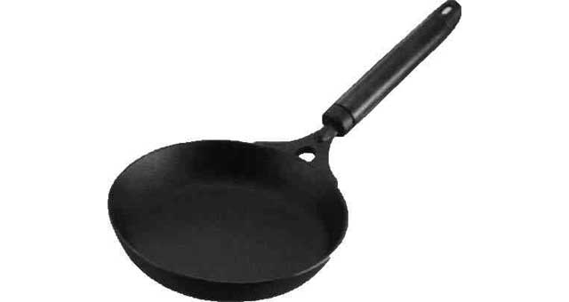 171743 SKILLET CAST-IRON DIAM 220MM, WOODEN HANDLE
