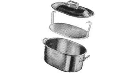 171971 FISH KETTLE ALUMINIUM 560X300X230MM