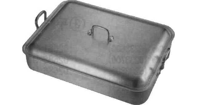 172063 ROASTING PAN ALUMINIUM W/LID, 500X400X90MM