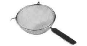 172211 BOWL STRAINER STAINLESS STEEL W/WOOD HANDLE DIAM 153MM