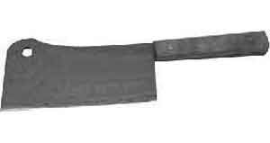 172319 CLEAVER CARBON STEEL 250MM WITH LONG HANDLE