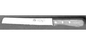 172334 BREAD KNIFE STAINLESS STEEL BLADE 203MM W/PLASTIC HANDLE
