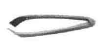 172375 TWEEZERS BONE STAINLESS STEEL, 120MM