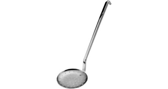 172585 SKIMMER STAINLESS STEEL, BOWL DIAM 160MM
