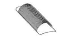 172846 CHEESE GRATER TIN PLATED HALF-ROUND CUT 80X155MM