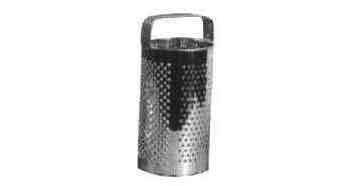 172848 CHEESE GRATER TIN PLATED ALL-ROUND CUT 85X155MM