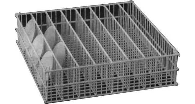 172977 RACK TABLEWARE STEEL WIRE W/PLASTIC COATED 500X250X120MM