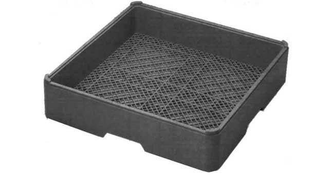 172985 RACK OPEN DISH WASHER PLASTIC 502X502X112MM