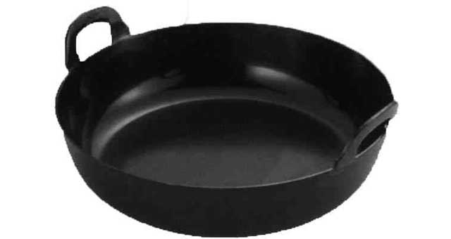173156 TEMPURA PAN STEEL 300MM DIAM