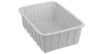173291 BASKET SQUARE DEEP PLASTIC 230X300X10MM