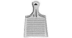 173386 GRATER WITH GRIP S.STEEL 160X270MM