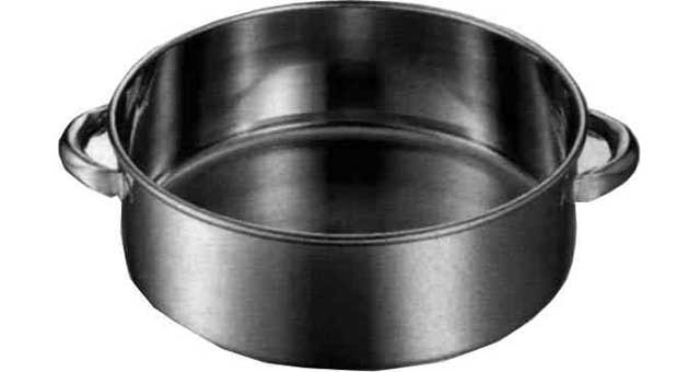173485 WASH BASIN STAINLESS STEEL, 550MM DIAM 42LTR