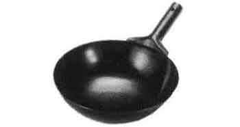 173632 FRYING PAN STEEL CHINESE DIAM 330MM