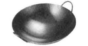 173637 COOKING PAN CHINESE STEEL DIAM 420MM