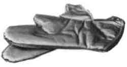 174048 OVEN MITT HEAT PROTECTION ALUMINIZED CLOTH