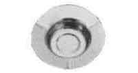 174316 ASH TRAY STAINLESS STEEL PLAIN 160MM DIAM