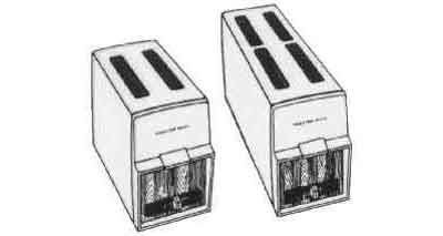 174553 TOASTER AUTO 2-SLICES 220V