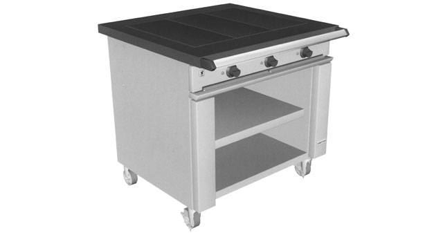 175151 BOILING TABLE ELEC 3 HOTPLATE, RATING 10.5KW 415V 3P 50HZ