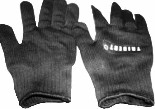 190141 GLOVES ARMOURED LEATHER, FOR RAZOR WIRE INSTALLATION