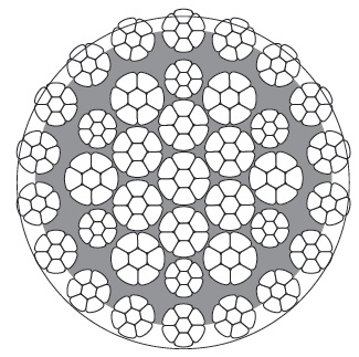 213578 ROPE WIRE NONROTATING COMPACT, LANKOPACK 37X7 13MMDIAX200MTR