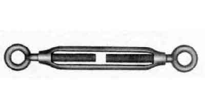 230521 TURNBUCKLE FRAME GALV EYE&EYE, 19MMX300MM
