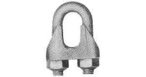 230801 WIRE CLIP CAST-IRON STANDARD, BLACK 4.5MM