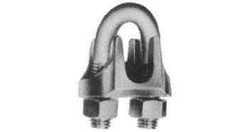 230838 WIRE CLIP MALLEABLE BLACK, 9/16