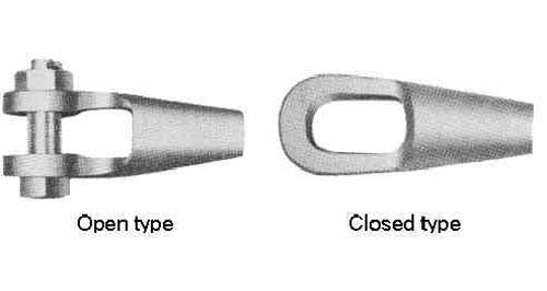 231051 WIRE ROPE SOCKET OPEN TYPE, FOR 16MM DIAM