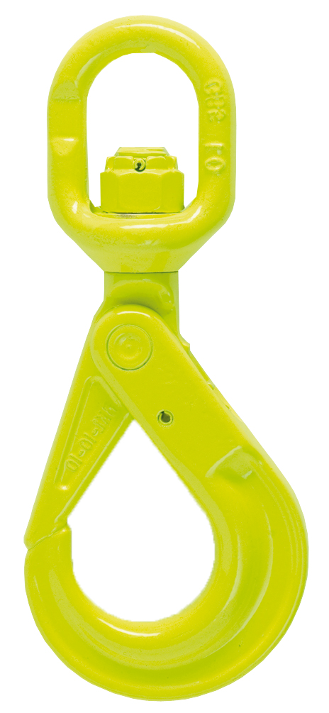 231261 CARGO HOOK SWIVEL EYE WITH, LATCH LOCK WLL 1.2TON