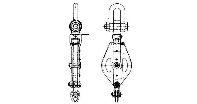 231568 BLOCK TOPPING STEEL W/BECKET, JIS-F3427-T1B SINGLE 460MM