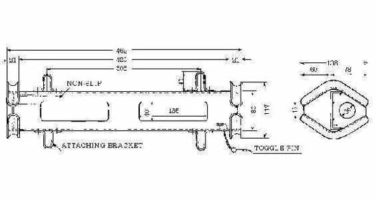 232022 ROPE LADDER STEP ALUM-ALLOY, GS-B