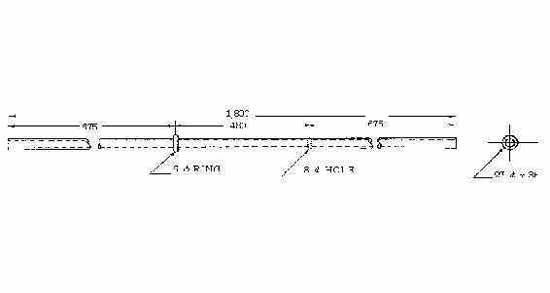 232024 ROPE LADDER SPREADER, ALUM-ALLOY SD