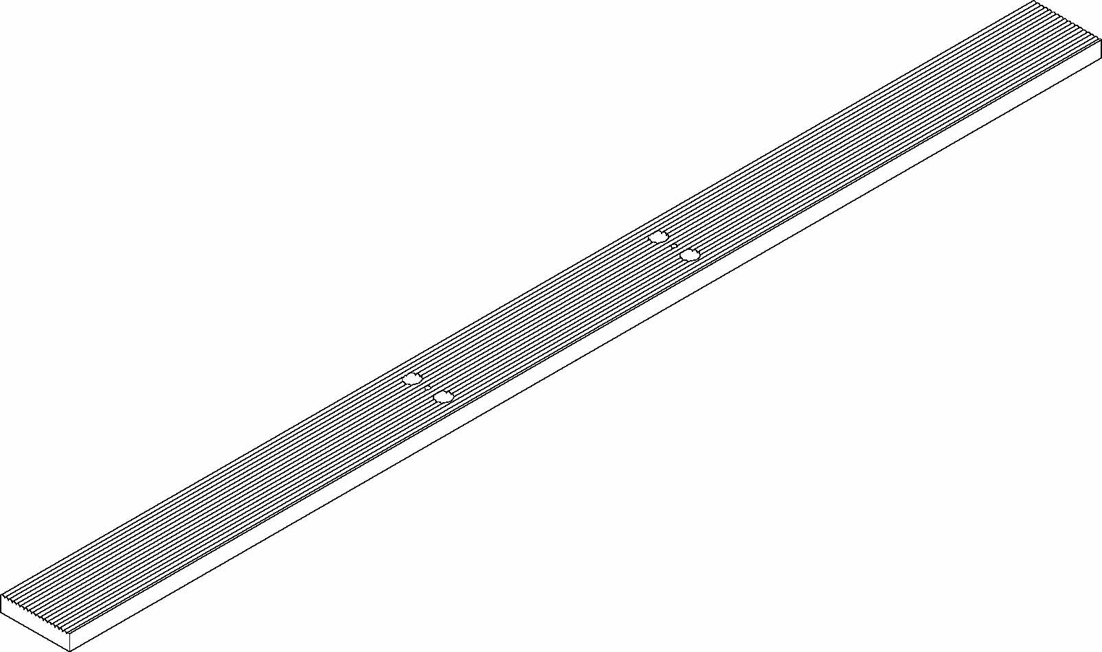 232036 SPREADER WOOD REGULAR MED/USCG, PILOT LADDER 1800X115X63MM