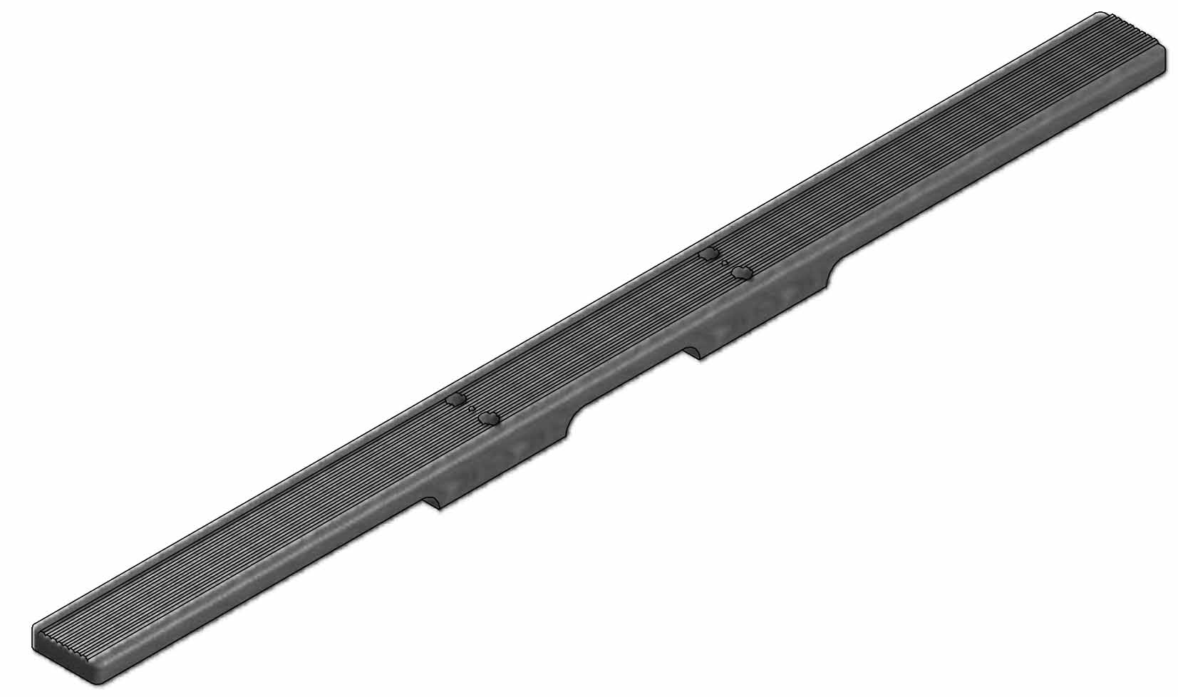 232047 SPREADER WOOD REGULAR MED/USCG, MORMALISATION 1800X115X63MM